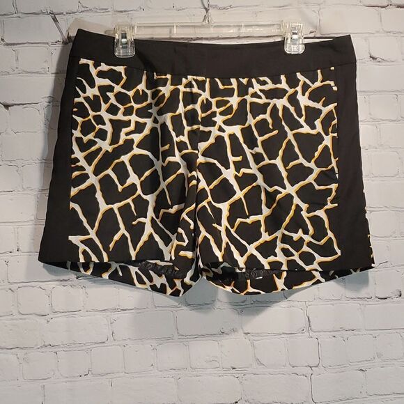 Worthington giraffe print slim fit shorts NWT - Picture 1 of 7